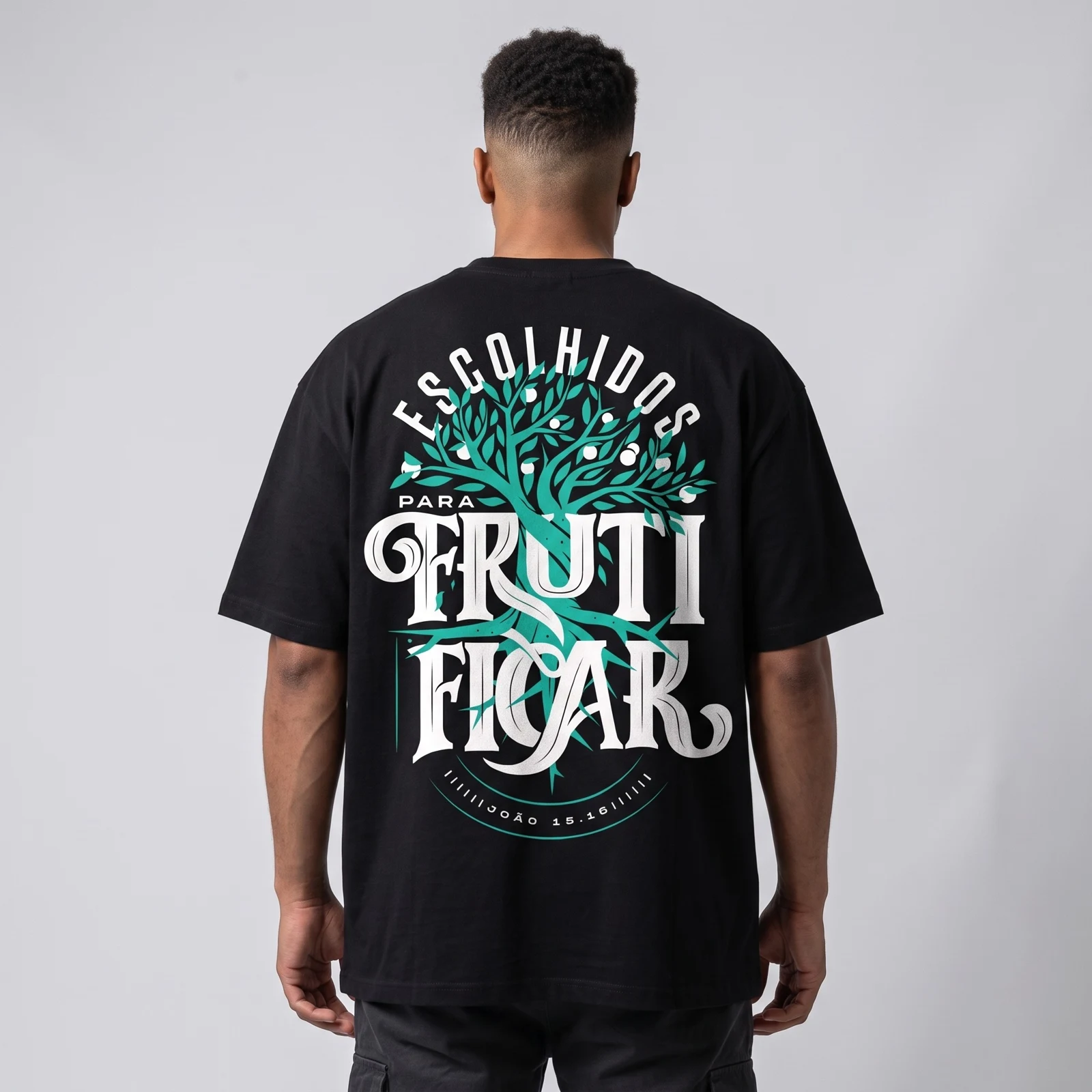 T-SHIRT – ESCOLHIDOS PARA FRUTIFICAR — costas